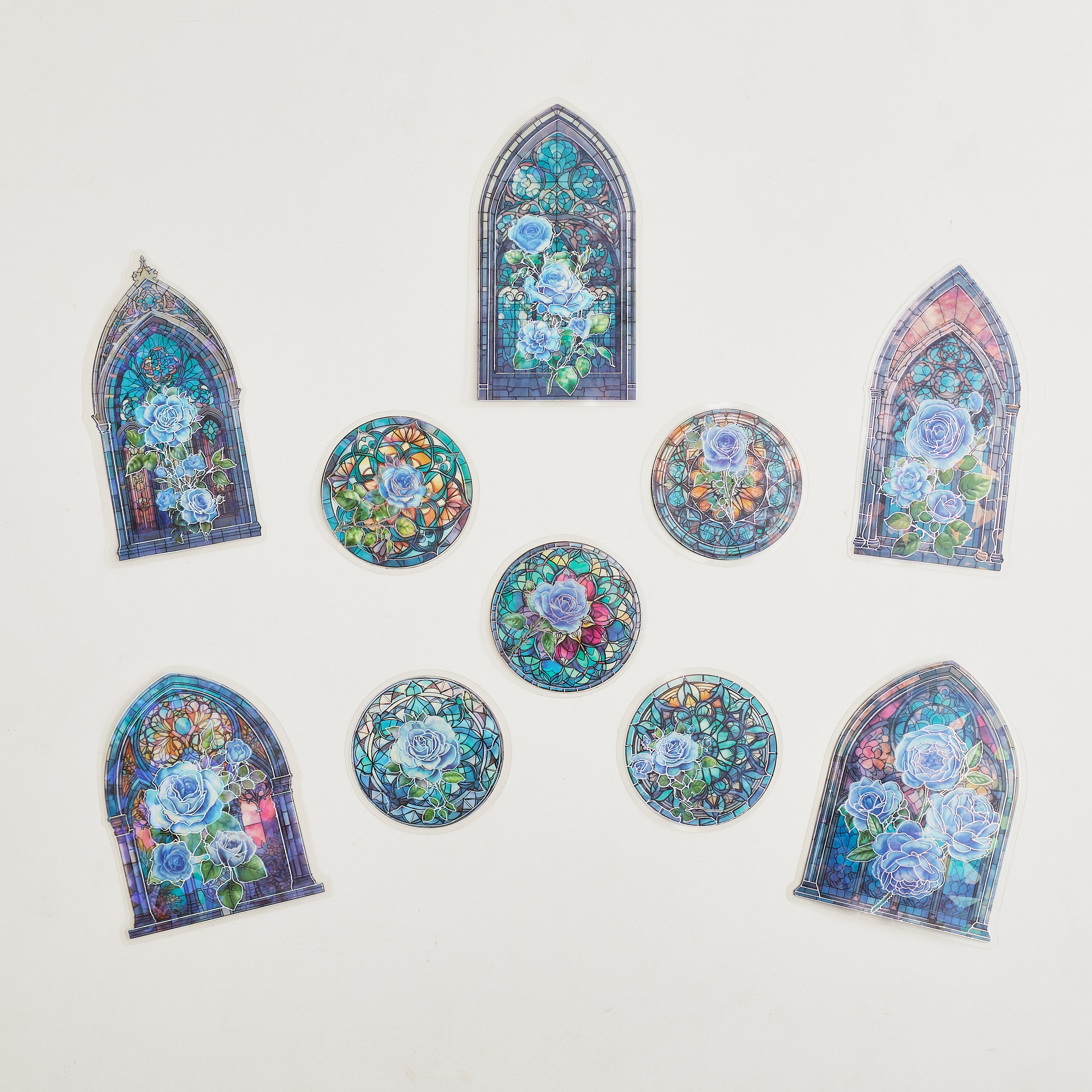 Stained Glass Washi Tape Sticker ShiMeiWenChuang