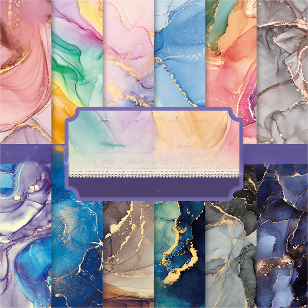 Backgrounds Materials - Gilded Ombre Stain