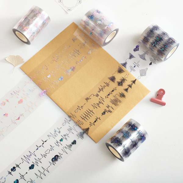 Heartbeats | Starry & Dreamy Washi / PET Tape