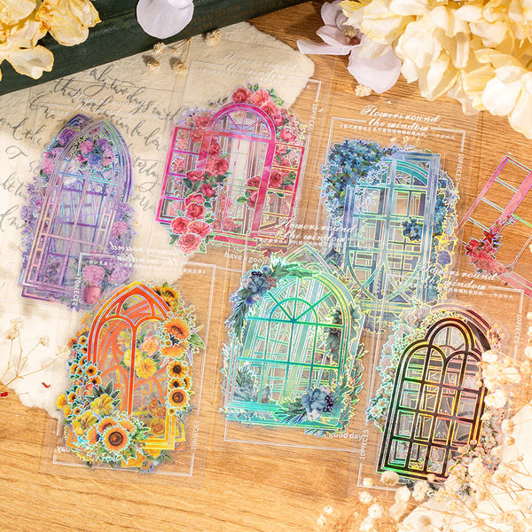 Adorning Sticker - Glazed Window PET Sticker