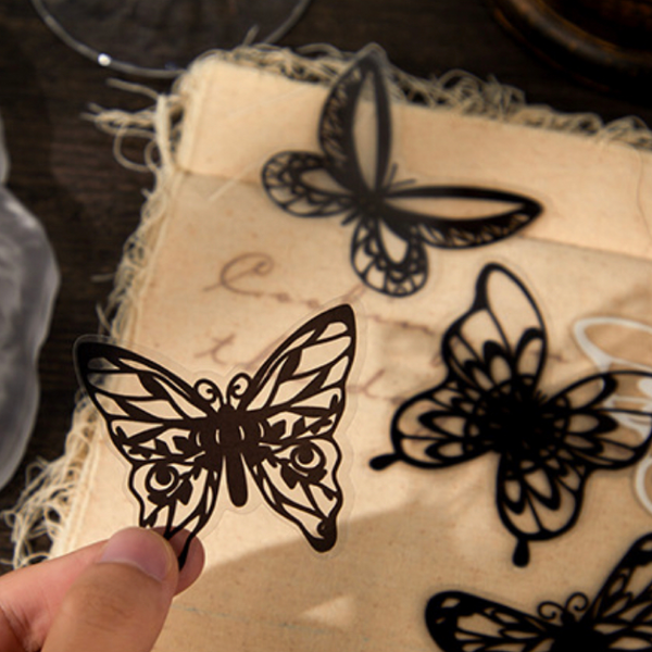 Plants & Flowers Sticker - Decorative Papercut PET Sticker