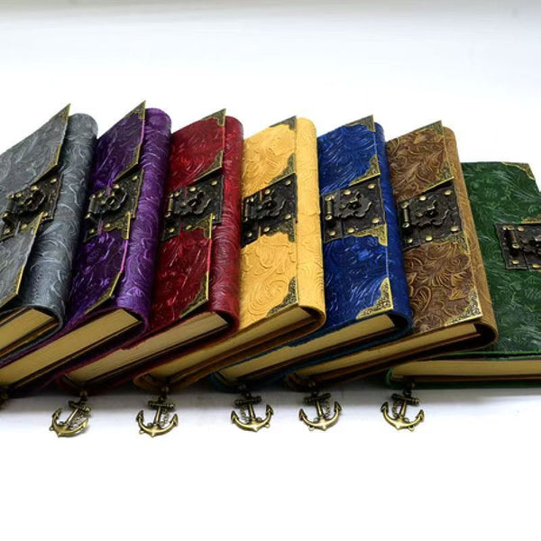 Journal & Notebook - A5 Embossed Lock Book