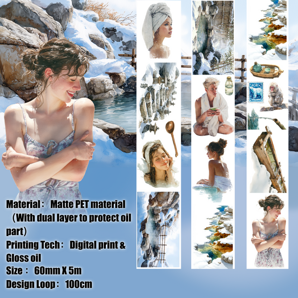 Snow Bath - PET Tape