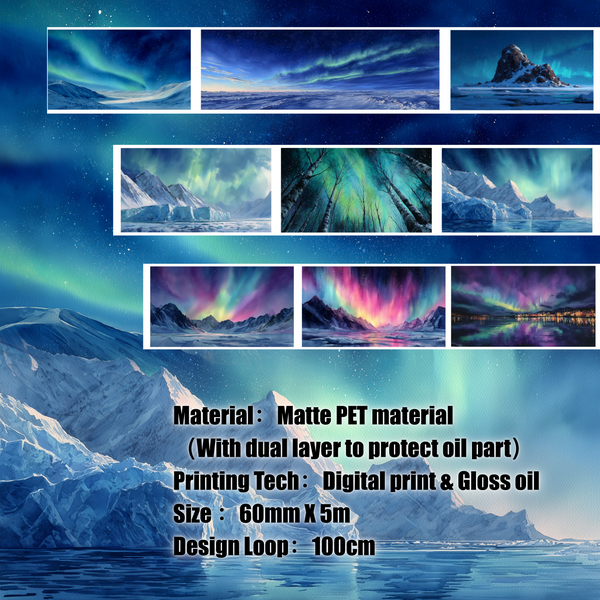 Ever Night Aurora - PET Tape