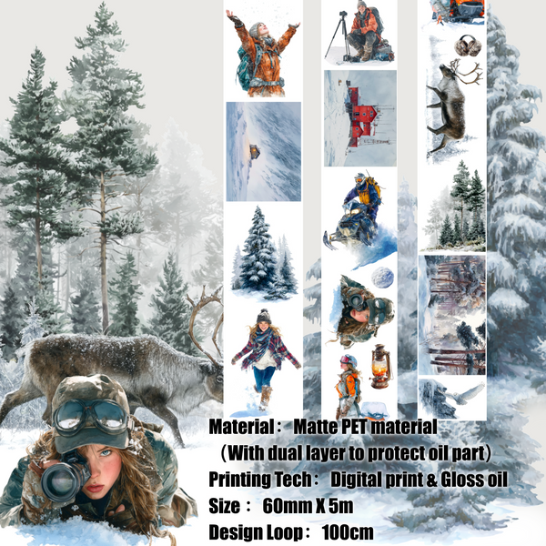 Snowfield - PET Tape