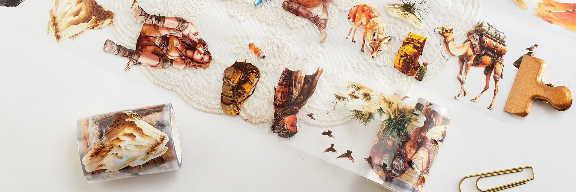 Decorative Materials Banner