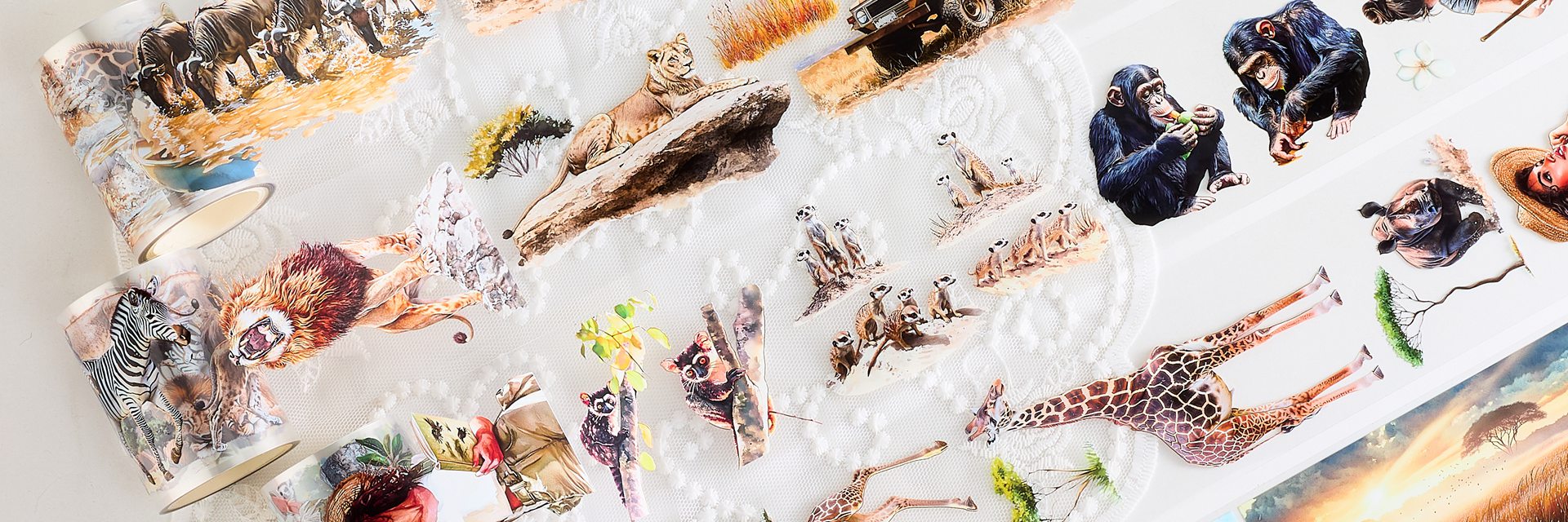 Global Journey PET Tape Banner