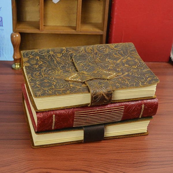 Journal & Notebook - A5 Leather Buckle Book